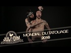 Jul et Dim - tatoueurs au mondial du tatouage 2016